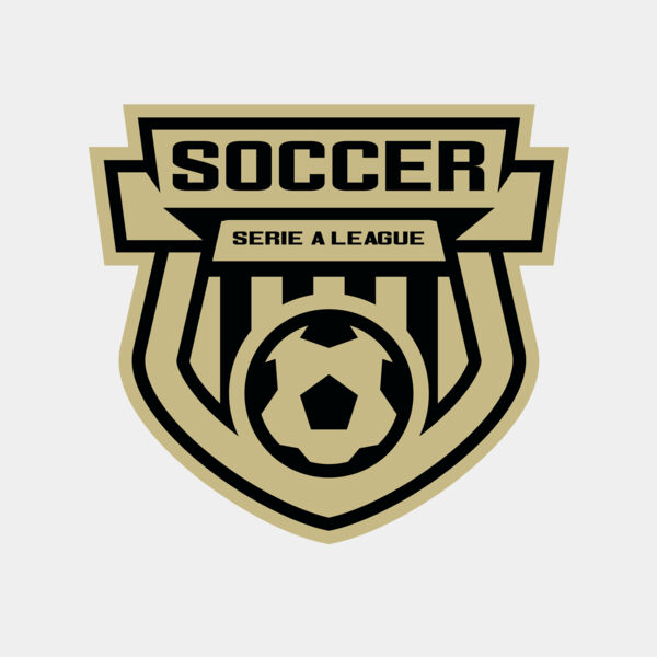 Serie a league soccer logo template Thumbnail
