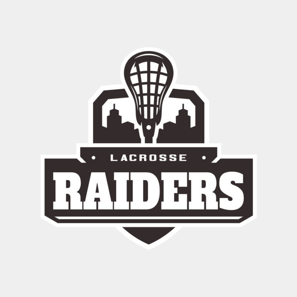 Raiders Lacrosse Logo Template Thumbnail