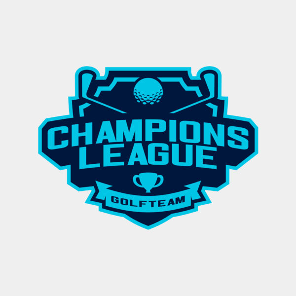 Champions League Golf Team logo template Thumbnail
