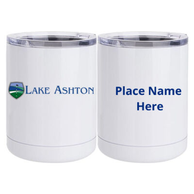 SUB - 10 oz White Stainless Steel Short Tumbler Thumbnail