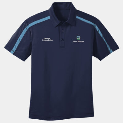 EMB  - Silk Touch™ Performance Colorblock Stripe Polo (Stock alert) Thumbnail