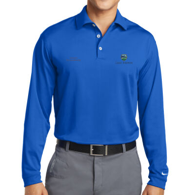 EMB  - Tall Long Sleeve Dri FIT Stretch Tech Polo Thumbnail