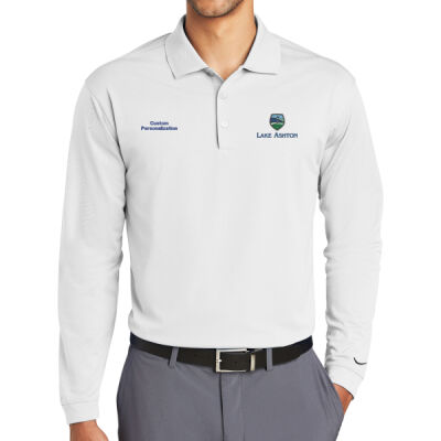EMB  - Long Sleeve Dri FIT Stretch Tech Polo Thumbnail