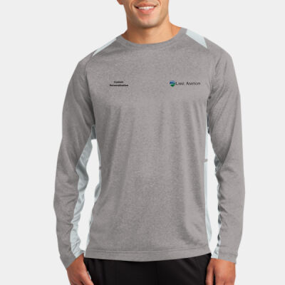 Printed - Long Sleeve Heather Colorblock Contender  Tee Thumbnail