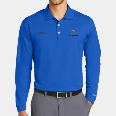 EMB  - Long Sleeve Dri FIT Stretch Tech Polo Thumbnail