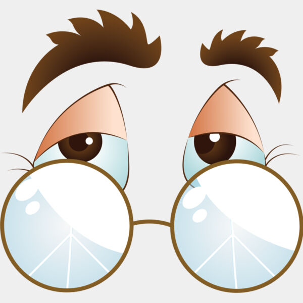 Cartoon Glasses Eyes 1 Thumbnail