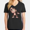 Ladies Core Cotton V-Neck Tee Thumbnail