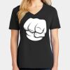 Ladies Core Cotton V-Neck Tee Thumbnail