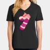 Ladies Core Cotton V-Neck Tee Thumbnail