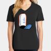 Ladies Core Cotton V-Neck Tee Thumbnail